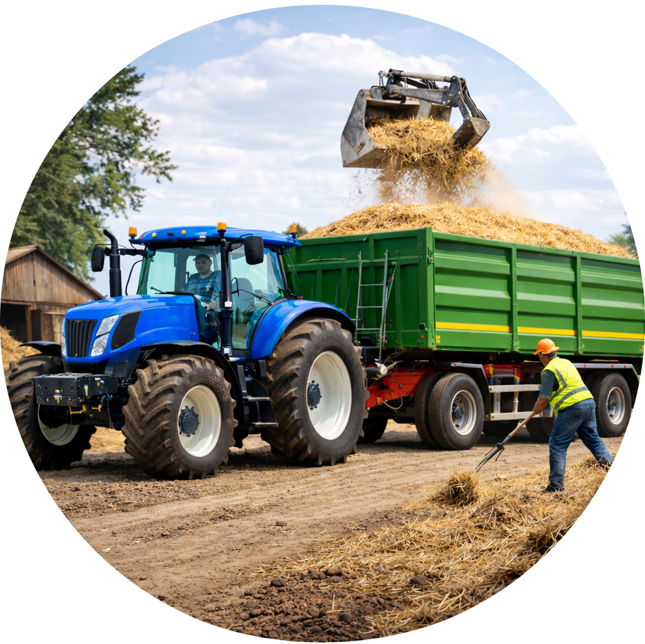 Tractor with Trolley